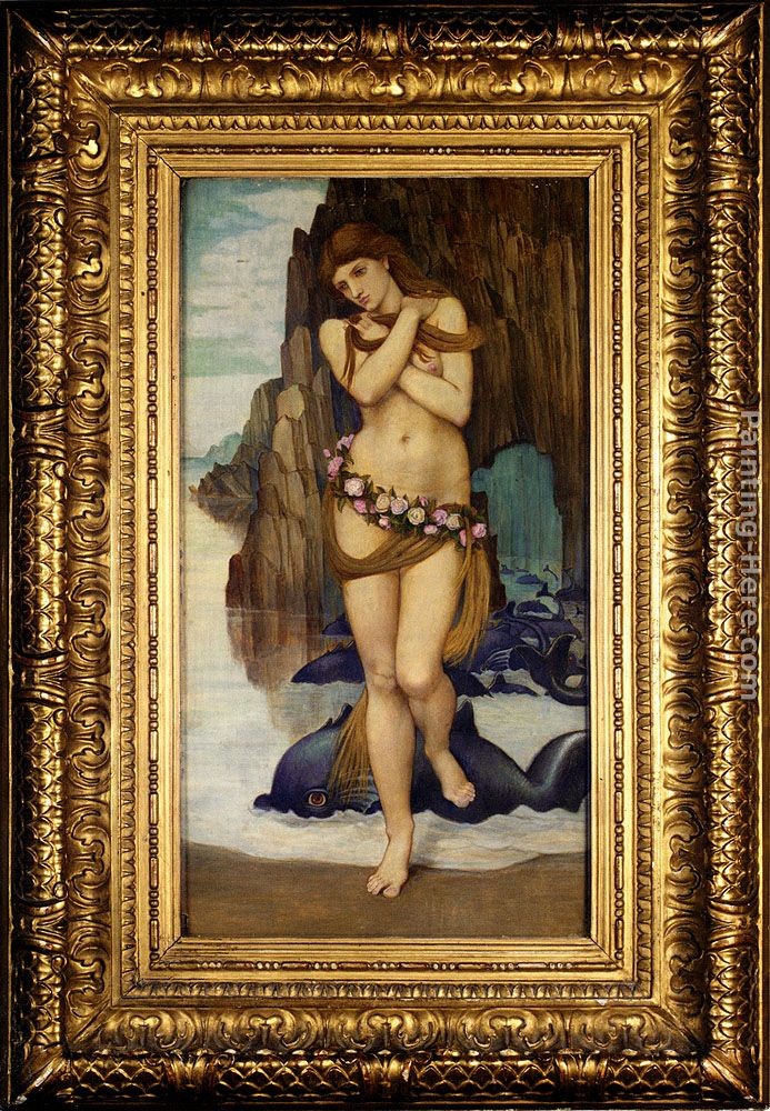 John Roddam Spencer Stanhope Venus Rising From The Sea